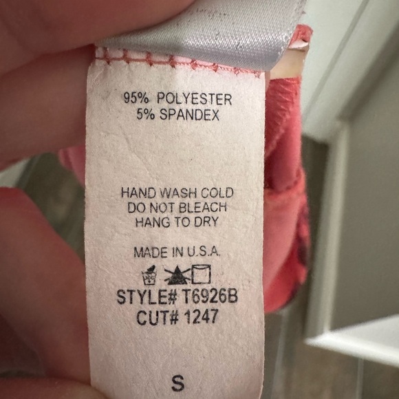 Cache Pink Graphic Tunic with 3/4 Sleeves - Picture 6 of 12